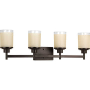 Alexa 4-Light Bath Vanity Light in Antique Bronze