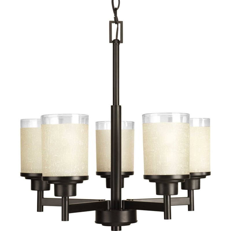 Alexa 5-Light Chandelier in Antique Bronze