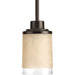 Alexa One Light Mini Pendant in Antique Bronze