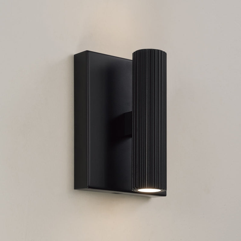 Ian Small 2-Light Wall Sconce in Matte Black