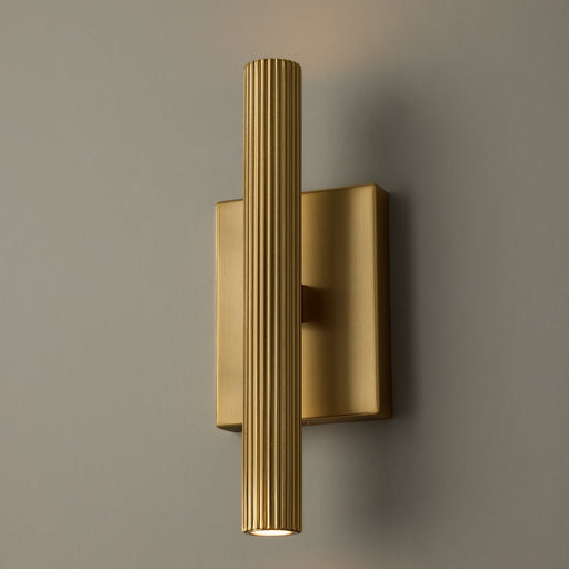 Ian Large 2-Light Wall Sconce in Aged Brass