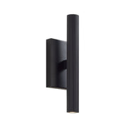 Ian Large 2-Light Wall Sconce in Matte Black