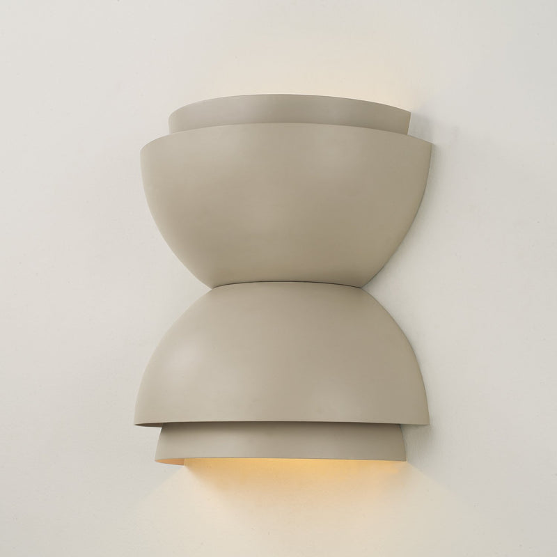 Jensen 2-Light Wall Sconce in Taupe