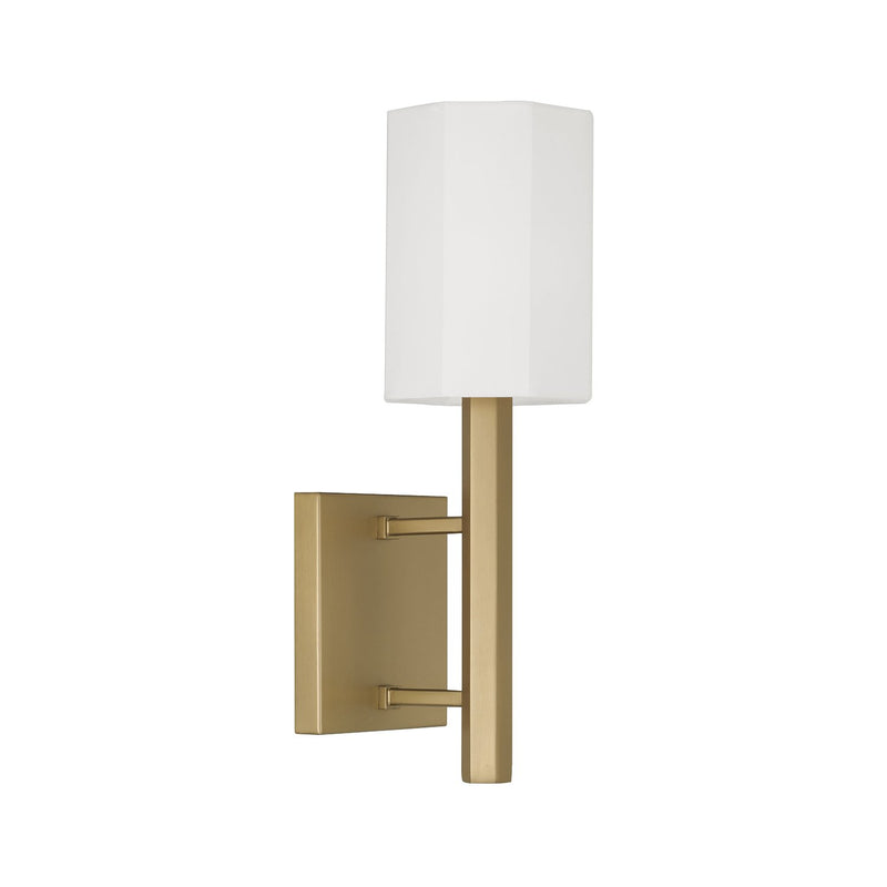 Adrian Wall Sconce in Aged Brass