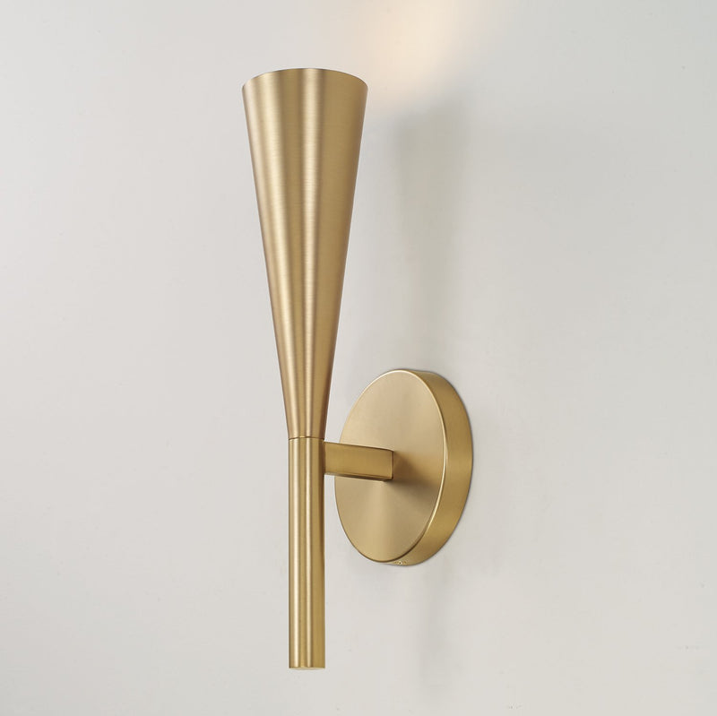 Levi Wall Sconce in Matte Brass