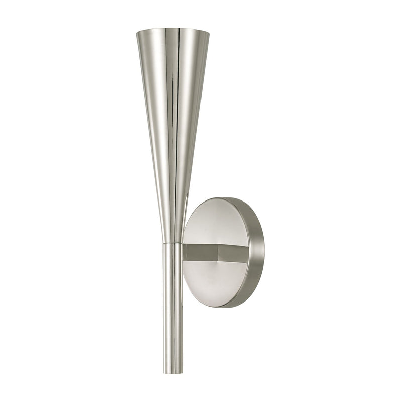 Levi Wall Sconce in Polished Nickel