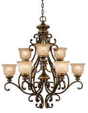 Norwalk 9-Light Chandelier in Bronze Umber - Lamps Expo