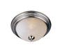 Essentials - 584x Two Light Flush Mount in Satin Nickel