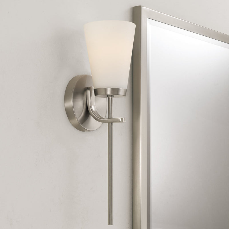 Drake Wall Sconce in Brushed Nickel