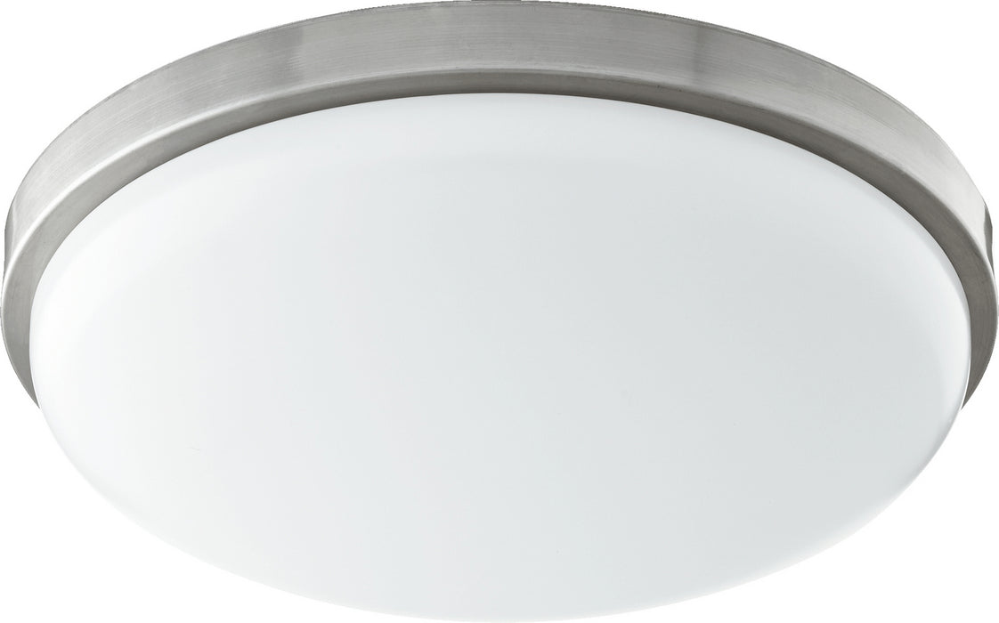 Transitional Ceiling Mount in Satin Nickel