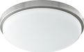 Transitional Ceiling Mount in Satin Nickel