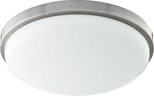Transitional Ceiling Mount in Satin Nickel