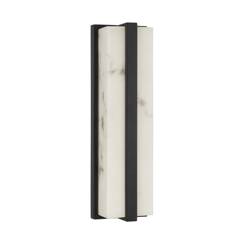 Noah Small Bath Sconce in Matte Black