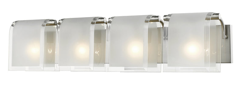 Zephyr 4 Light Vanity in Brushed Nickel