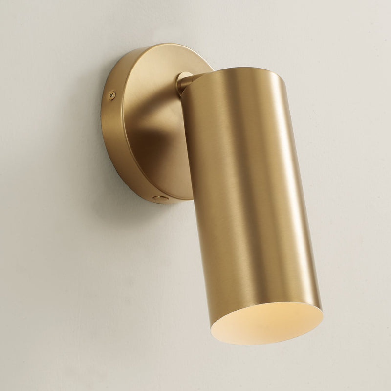 Robbie Wall Sconce in Aged Brass