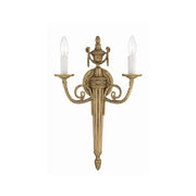 Loxley 2 Light 12.75" Sconce in Matte Brass