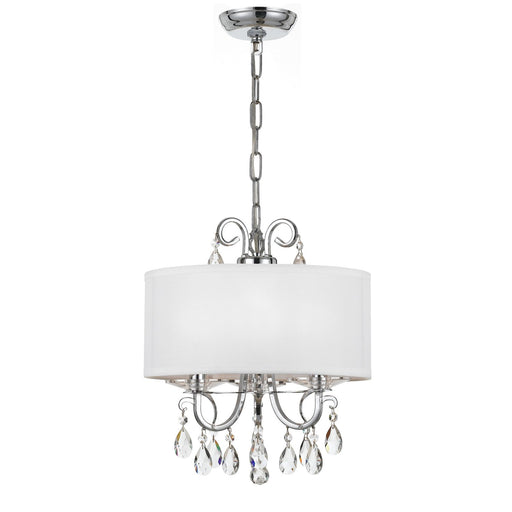 Othello 3 Light 14" Chandelier in Polished Chrome