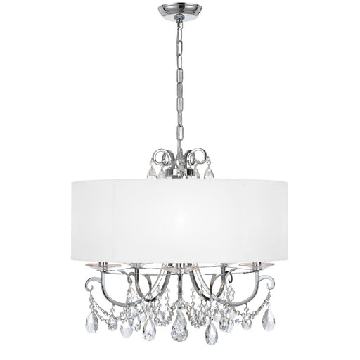 Othello 5 Light 24" Chandelier in Polished Chrome