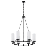 Lee Boulevard 2.0 6 Light Chandelier in Matte Black