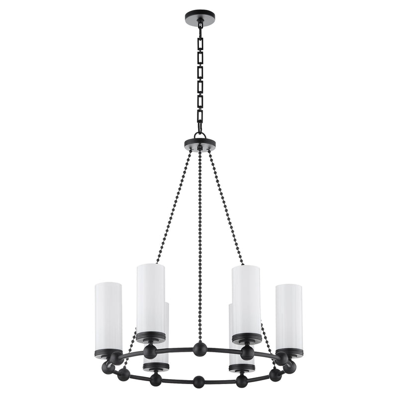 Lee Boulevard 2.0 6 Light Chandelier in Matte Black