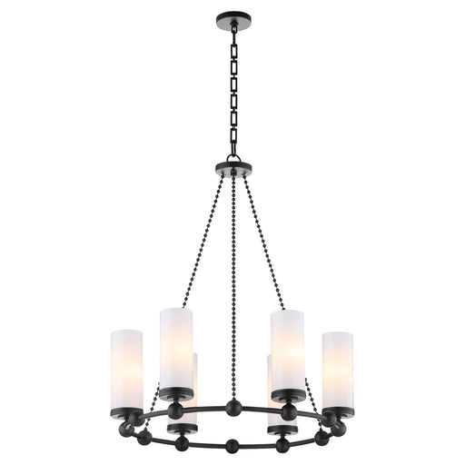 Lee Boulevard 2.0 6 Light Chandelier in Matte Black