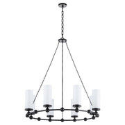 Lee Boulevard 2.0 8 Light Chandelier in Matte Black