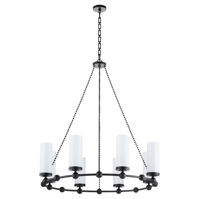Lee Boulevard 2.0 8 Light Chandelier in Matte Black