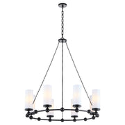 Lee Boulevard 2.0 8 Light Chandelier in Matte Black