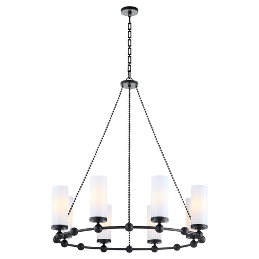 Lee Boulevard 2.0 8 Light Chandelier in Matte Black