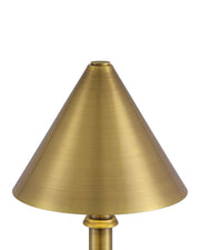 Traipse Cordless Table Lamp in Polished Antique Brass