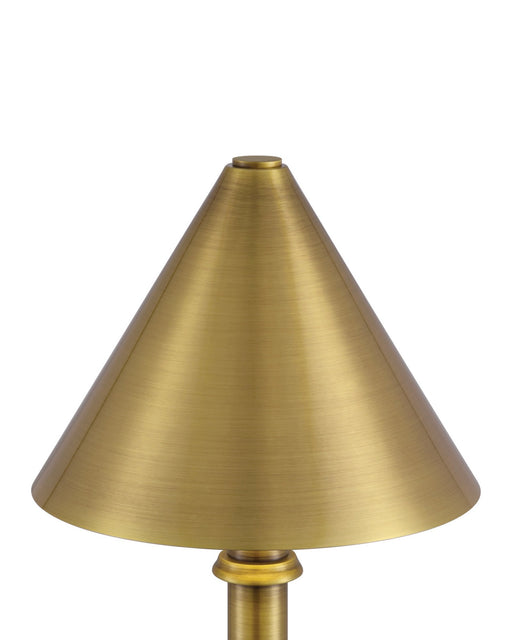 Traipse Cordless Table Lamp in Polished Antique Brass