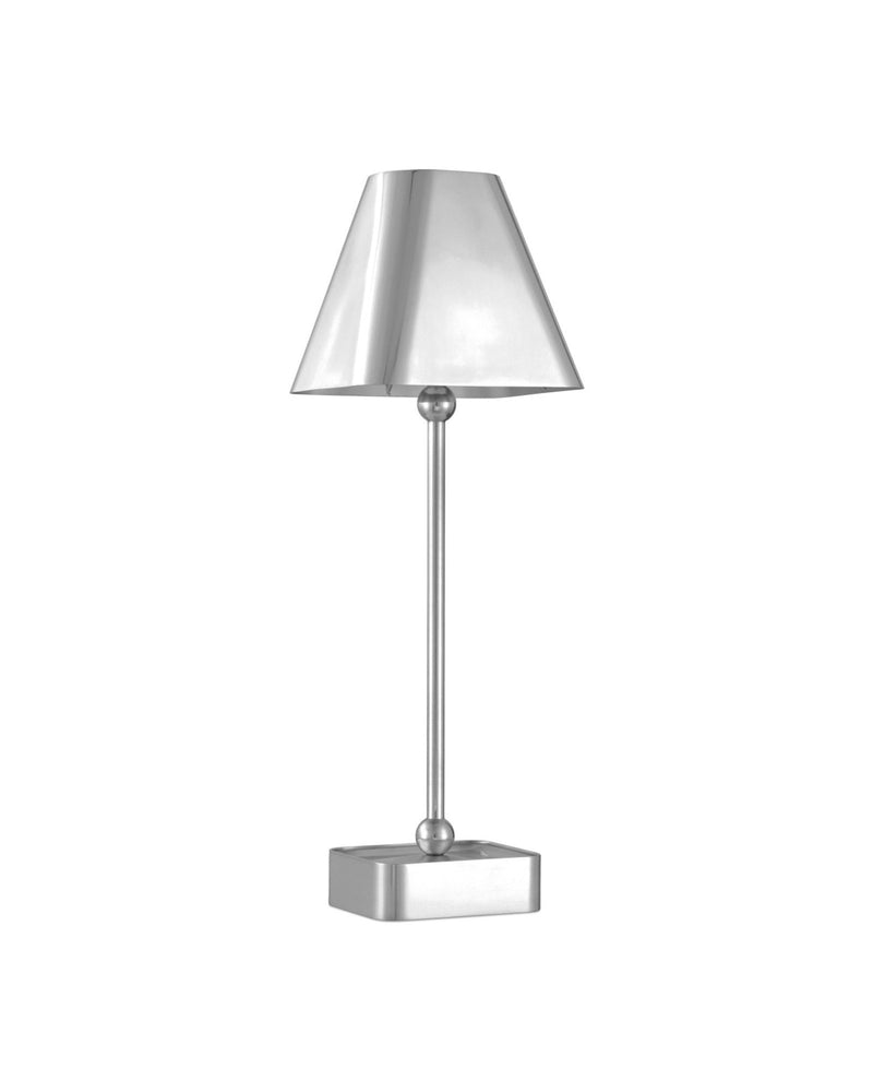 Gadabout Cordless Table Lamp in Polished Nickel