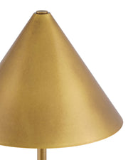 Journey Cordless Table Lamp in Natural / Painted Antique Brass
