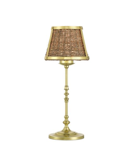 Deauville Cordless Table Lamp in Natural / Polished Brass