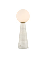 Wayfinder Cordless Table Lamp in White / Opaque