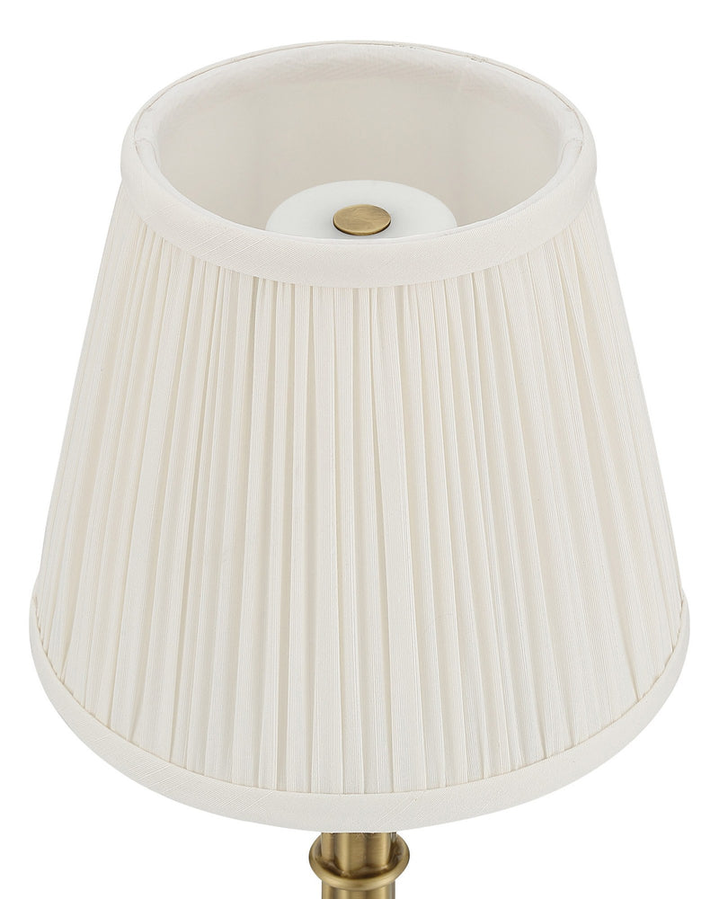 Valise Cordless Table Lamp in Polished Antique Brass