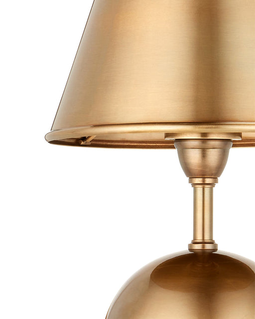Volley Cordless Table Lamp in Antique Brass