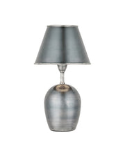 Volley Cordless Table Lamp in Antique Silver