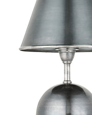 Volley Cordless Table Lamp in Antique Silver