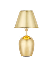 Volley Cordless Table Lamp in Polished Brass