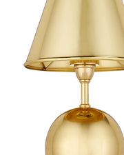 Volley Cordless Table Lamp in Polished Brass