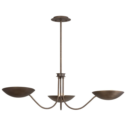 Edenville 3-Light Chandelier in Old World Brass