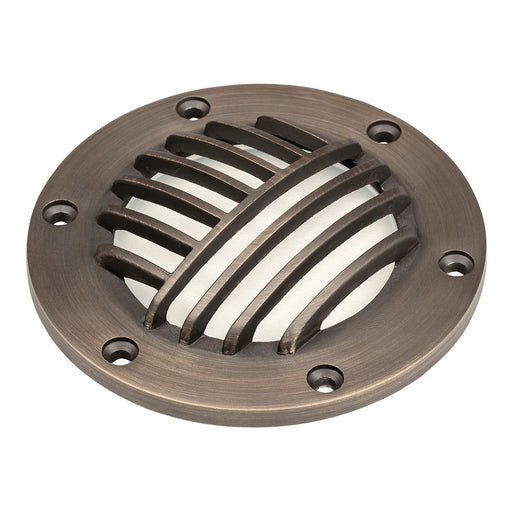 Rock Guard with Clear Glass in Centennial Brass