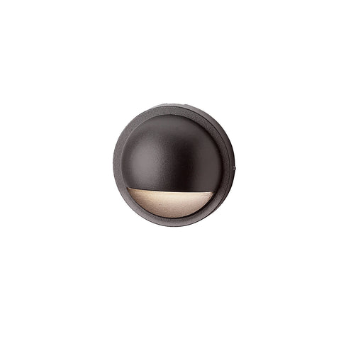 Half Moon LED Deck Light in Textured Architectural Bronze