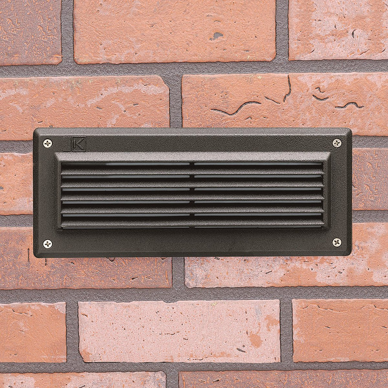 Landscape LED Brick Light in Textured Architectural Bronze