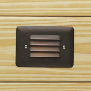 Louvered LED Mini-Step Light - Lamps Expo