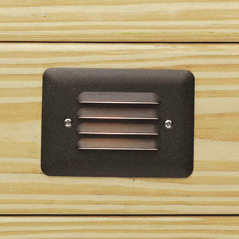 Louvered LED Mini-Step Light - Lamps Expo