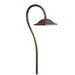 LED Shepherd's Crook Path Light in Textured Architectural Bronze