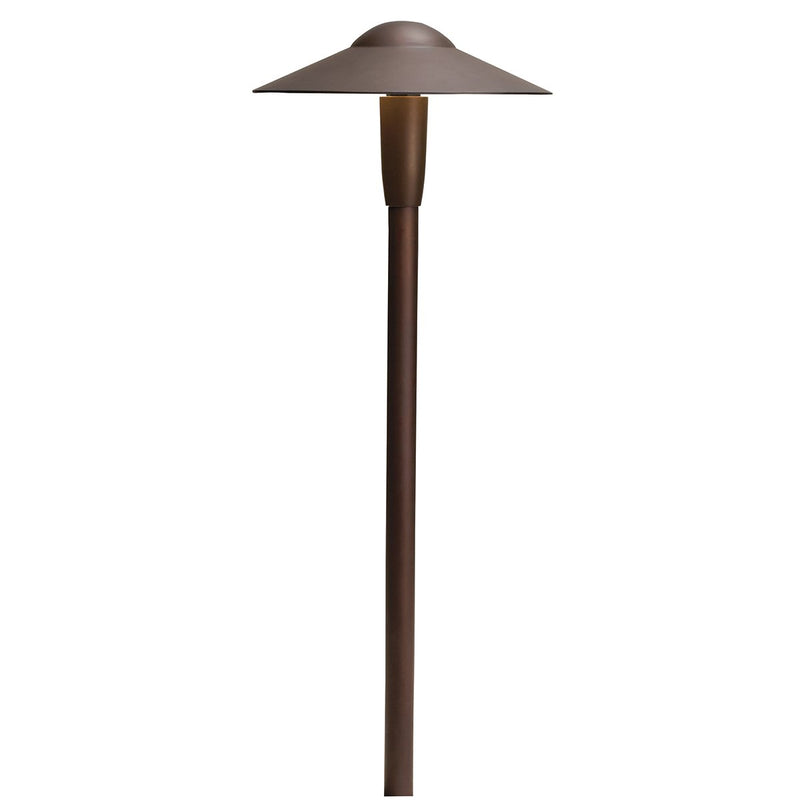 LED Path Light 8.25" x 22.5" in Textured Architectural Bronze