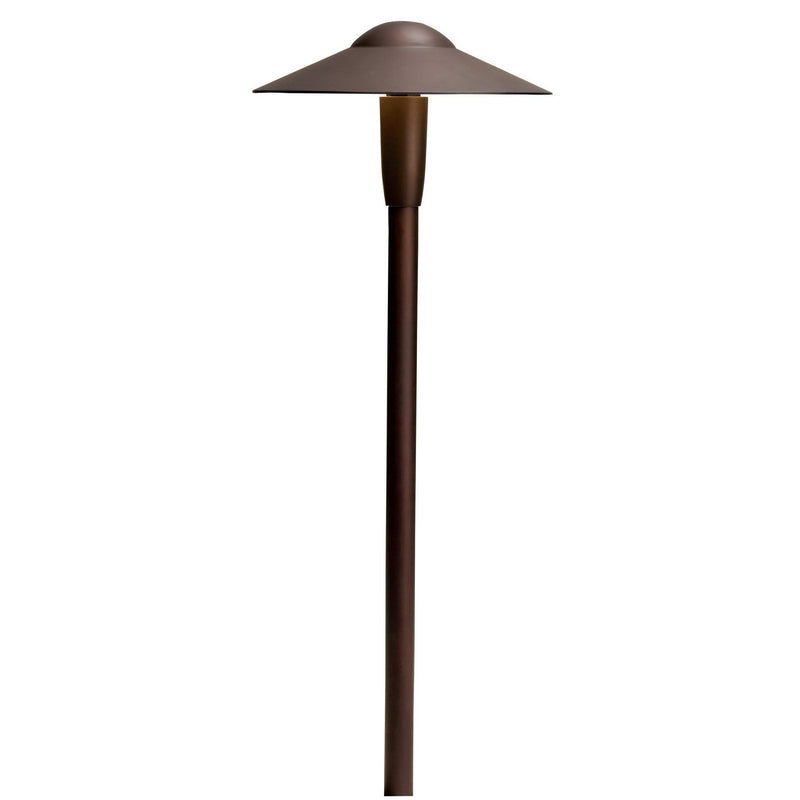 LED Path Light 8.25" x 22.5" in Textured Architectural Bronze